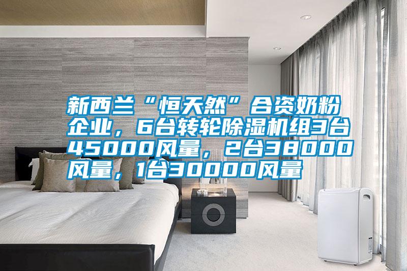新西蘭“恒天然”合資奶粉企業(yè)，6臺轉(zhuǎn)輪除濕機(jī)組3臺45000風(fēng)量，2臺38000風(fēng)量，1臺30000風(fēng)量
