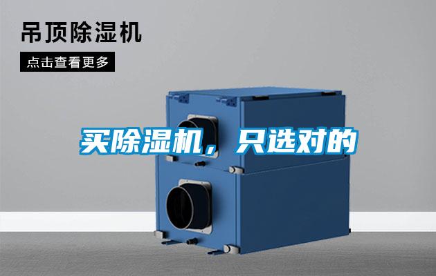 買除濕機，只選對的
