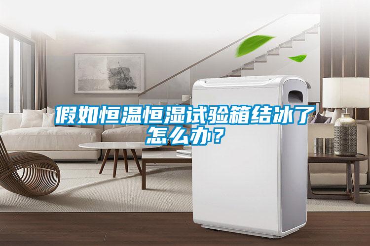 假如恒溫恒濕試驗箱結冰了怎么辦？
