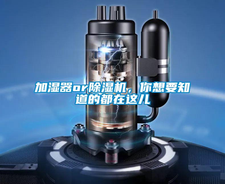 加濕器or除濕機(jī)，你想要知道的都在這兒