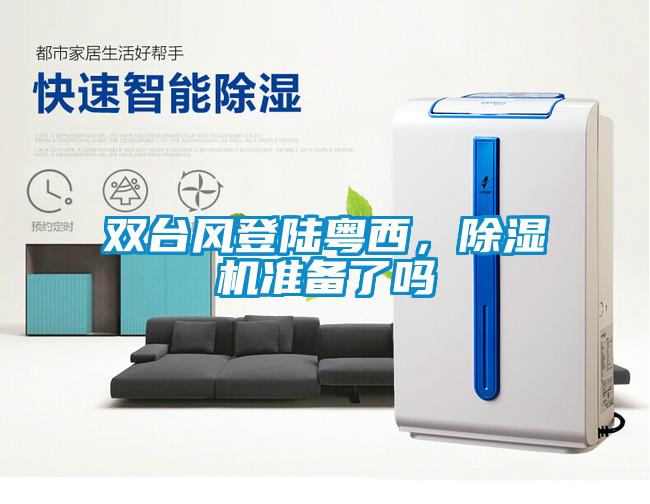 雙臺風(fēng)登陸粵西，除濕機準(zhǔn)備了嗎