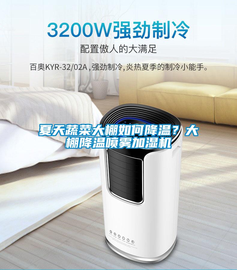 夏天蔬菜大棚如何降溫？大棚降溫噴霧加濕機(jī)