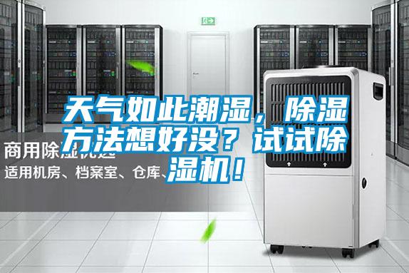 天氣如此潮濕，除濕方法想好沒？試試除濕機(jī)！