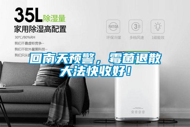 回南天預(yù)警，霉菌退散大法快收好！