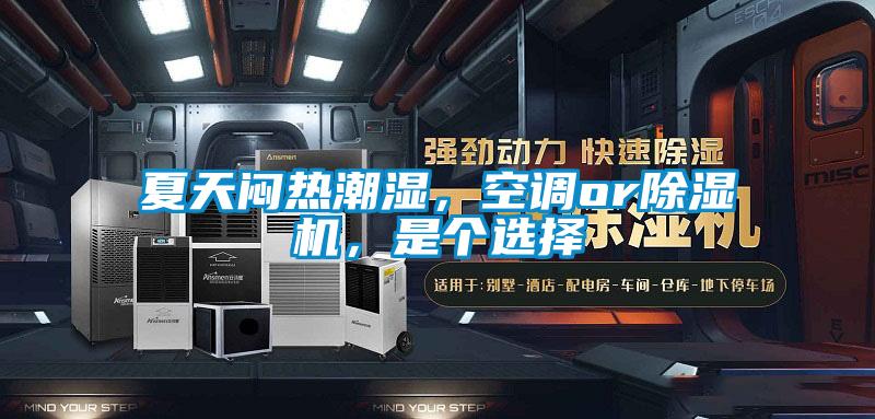 夏天悶熱潮濕，空調(diào)or除濕機，是個選擇