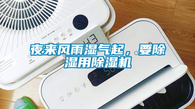 夜來風(fēng)雨濕氣起，要除濕用除濕機(jī)