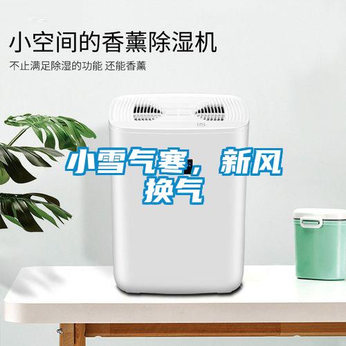 小雪氣寒，新風(fēng)換氣