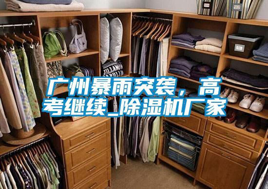 廣州暴雨突襲，高考繼續(xù)_除濕機(jī)廠家