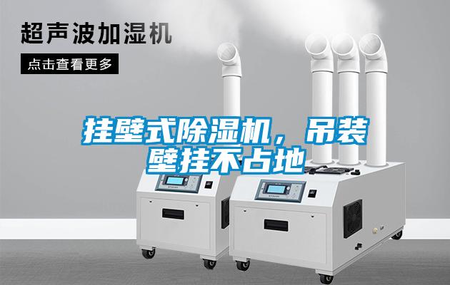 掛壁式除濕機，吊裝壁掛不占地