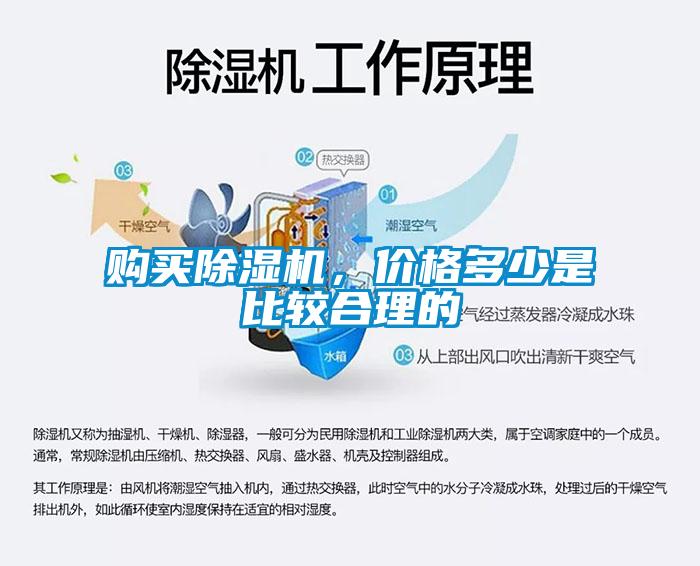 購買除濕機(jī)，價(jià)格多少是比較合理的