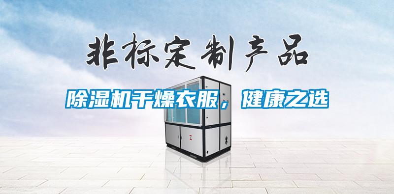 除濕機干燥衣服，健康之選