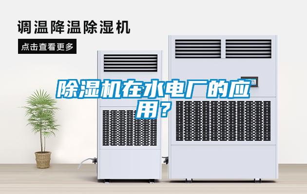 除濕機(jī)在水電廠的應(yīng)用？