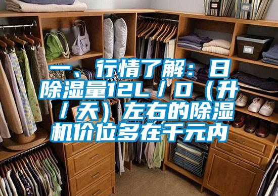 一、行情了解：日除濕量12L／D（升／天）左右的除濕機價位多在千元內(nèi)