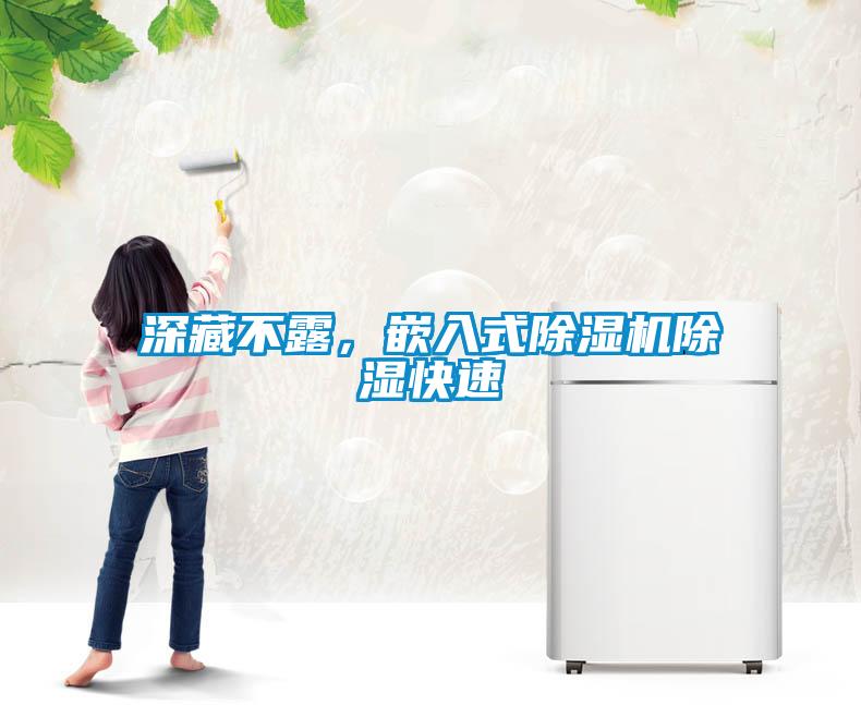 深藏不露，嵌入式除濕機除濕快速