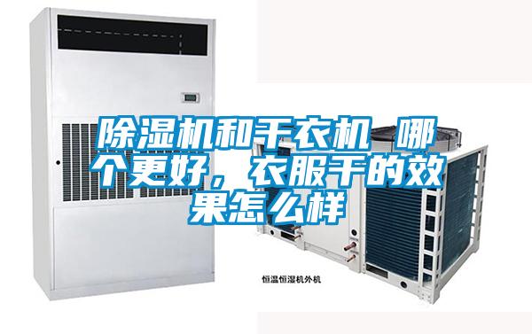 除濕機(jī)和干衣機(jī) 哪個(gè)更好，衣服干的效果怎么樣