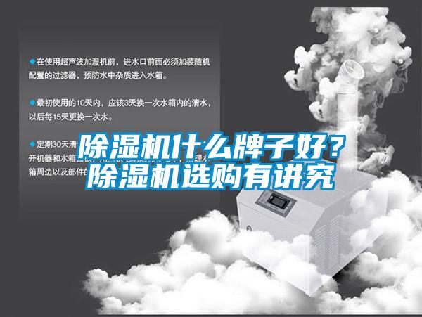 除濕機什么牌子好？除濕機選購有講究