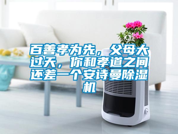 百善孝為先，父母大過天，你和孝道之間還差一個安詩曼除濕機(jī)