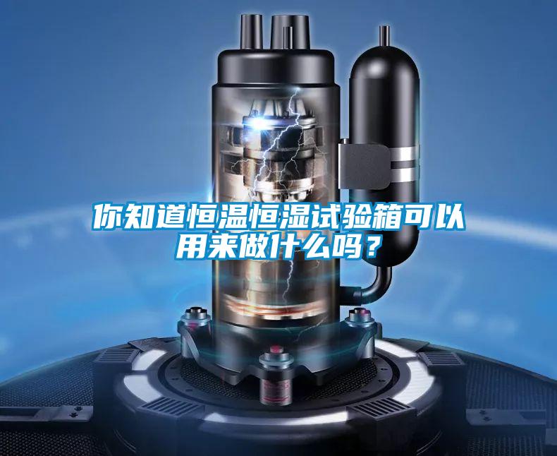 你知道恒溫恒濕試驗(yàn)箱可以用來做什么嗎？