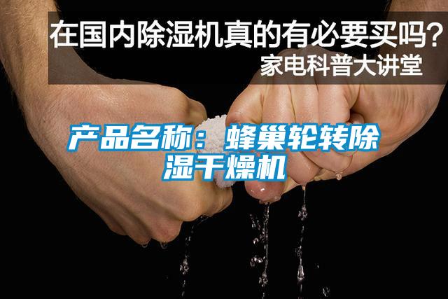 產(chǎn)品名稱：蜂巢輪轉除濕干燥機