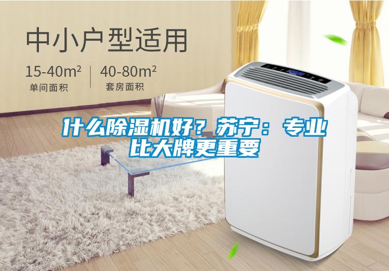 什么除濕機(jī)好？蘇寧：專(zhuān)業(yè)比大牌更重要