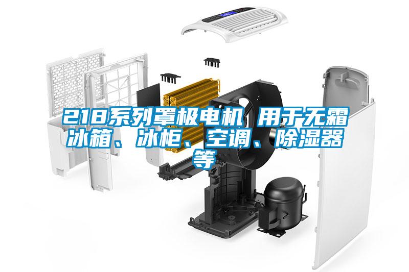 218系列罩極電機 用于無霜冰箱、冰柜、空調、除濕器等