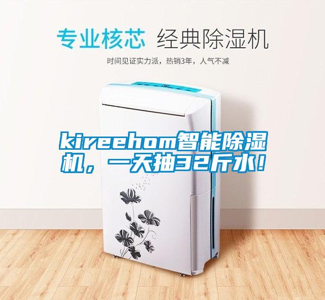 kireehom智能除濕機，一天抽32斤水！