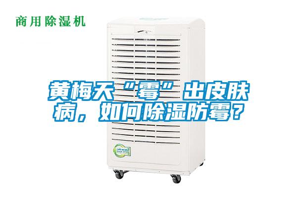 黃梅天“霉”出皮膚病，如何除濕防霉？