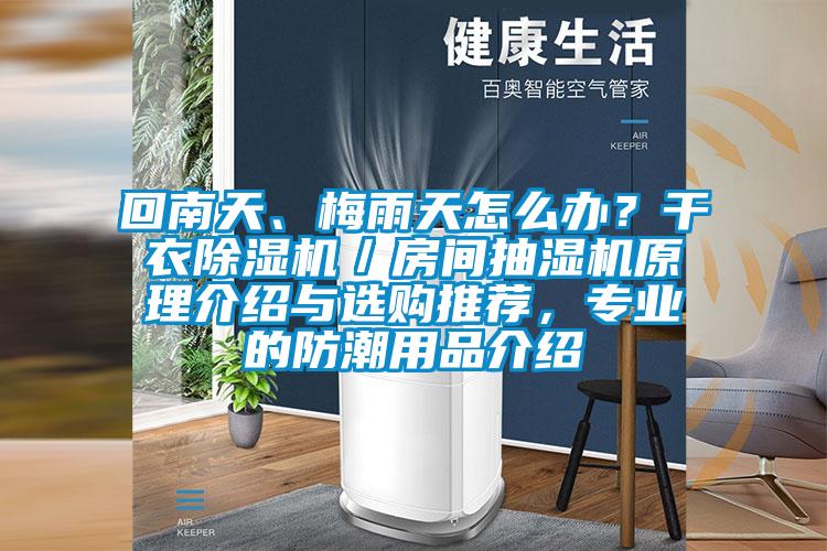 回南天、梅雨天怎么辦？干衣除濕機／房間抽濕機原理介紹與選購?fù)扑]，專業(yè)的防潮用品介紹