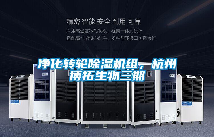 凈化轉(zhuǎn)輪除濕機組，杭州博拓生物三期