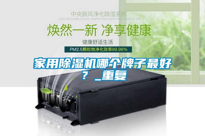 家用除濕機哪個牌子最好？_重復(fù)