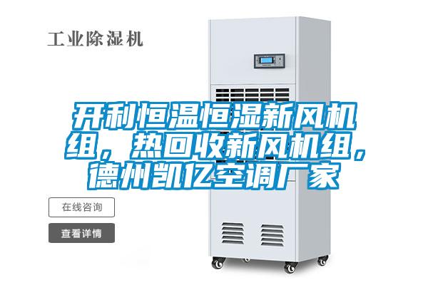 開利恒溫恒濕新風(fēng)機(jī)組，熱回收新風(fēng)機(jī)組，德州凱億空調(diào)廠家