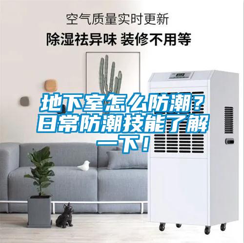 地下室怎么防潮？日常防潮技能了解一下！