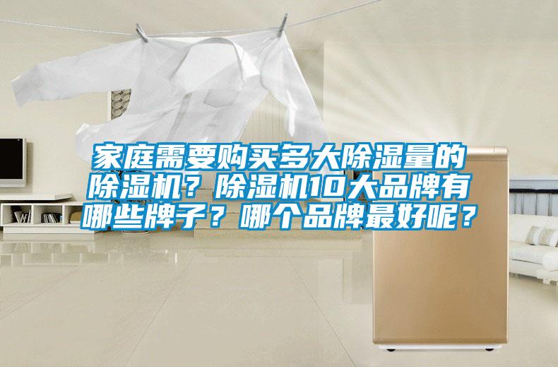 家庭需要購買多大除濕量的除濕機？除濕機10大品牌有哪些牌子？哪個品牌最好呢？
