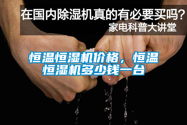 恒溫恒濕機價格，恒溫恒濕機多少錢一臺