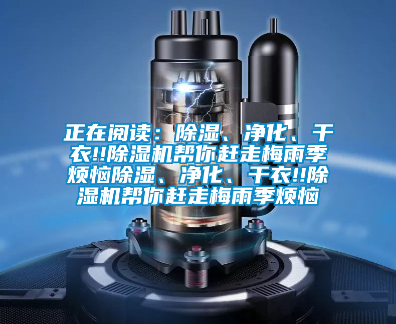 正在閱讀：除濕、凈化、干衣!!除濕機幫你趕走梅雨季煩惱除濕、凈化、干衣!!除濕機幫你趕走梅雨季煩惱