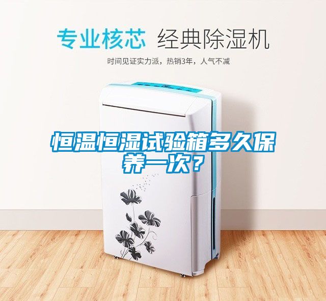 恒溫恒濕試驗(yàn)箱多久保養(yǎng)一次？