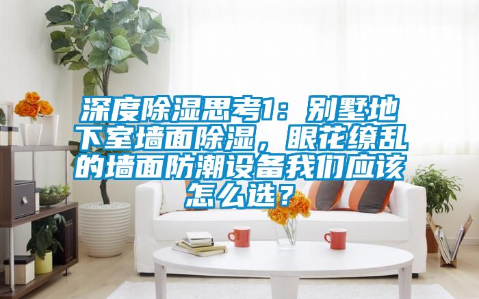 深度除濕思考1：別墅地下室墻面除濕，眼花繚亂的墻面防潮設(shè)備我們應(yīng)該怎么選？