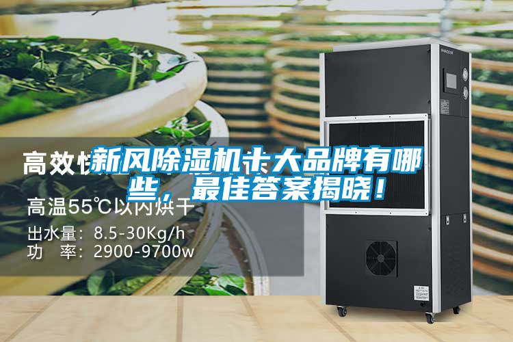 新風(fēng)除濕機十大品牌有哪些，最佳答案揭曉！