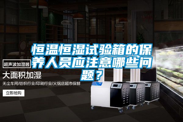 恒溫恒濕試驗(yàn)箱的保養(yǎng)人員應(yīng)注意哪些問題？