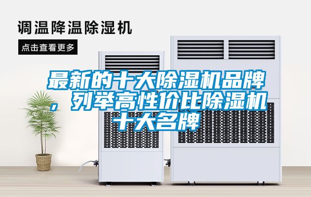 最新的十大除濕機(jī)品牌，列舉高性價(jià)比除濕機(jī)十大名牌