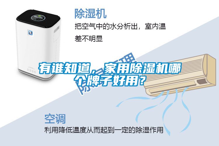 有誰知道，家用除濕機(jī)哪個(gè)牌子好用？