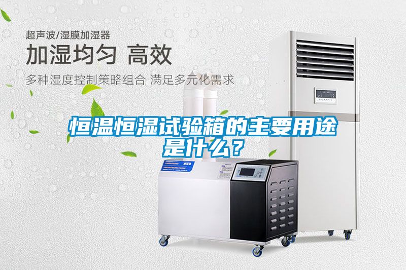 恒溫恒濕試驗(yàn)箱的主要用途是什么？