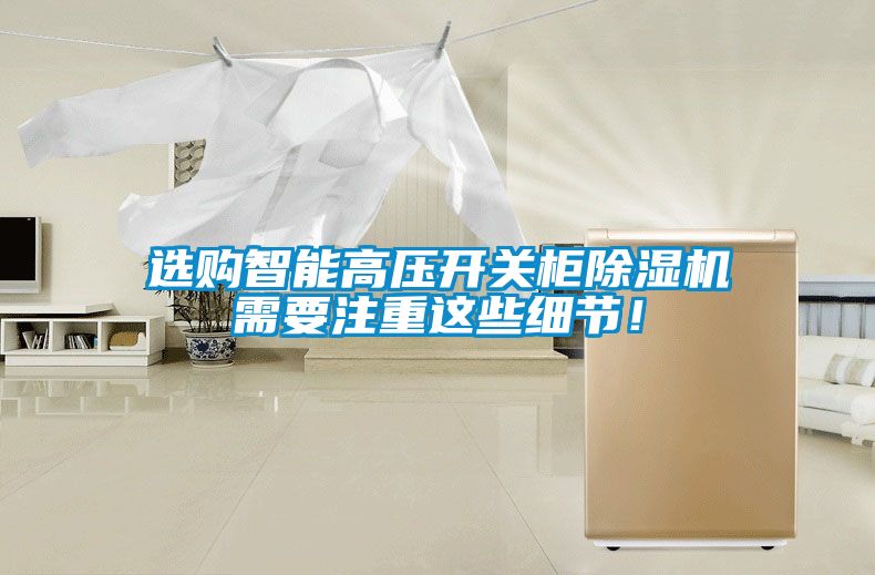 選購(gòu)智能高壓開(kāi)關(guān)柜除濕機(jī)需要注重這些細(xì)節(jié)！