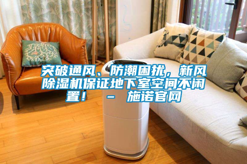 突破通風(fēng)、防潮困擾，新風(fēng)除濕機(jī)保證地下室空間不閑置！ – 施諾官網(wǎng)