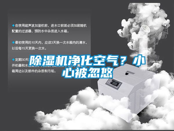 除濕機凈化空氣？小心被忽悠