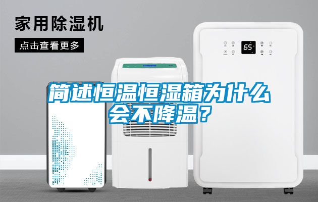 簡(jiǎn)述恒溫恒濕箱為什么會(huì)不降溫？