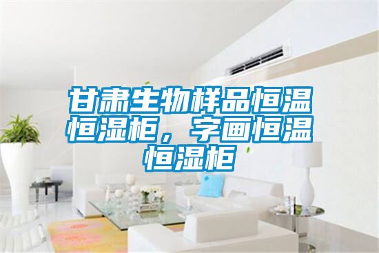 甘肅生物樣品恒溫恒濕柜，字畫恒溫恒濕柜