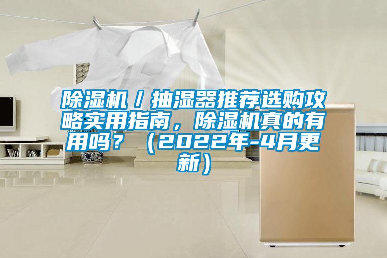 除濕機／抽濕器推薦選購攻略實用指南，除濕機真的有用嗎？（2022年-4月更新）