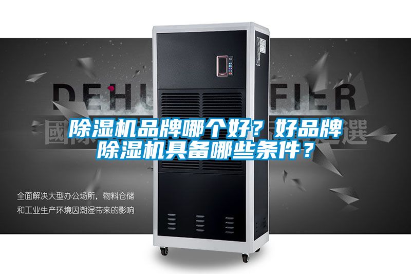 除濕機品牌哪個好？好品牌除濕機具備哪些條件？