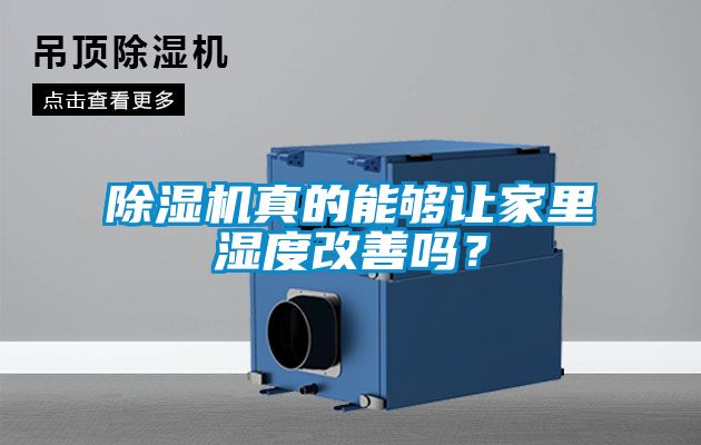 除濕機(jī)真的能夠讓家里濕度改善嗎？